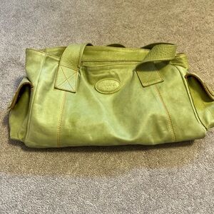 Italian leather shoulder bag Tote Bag